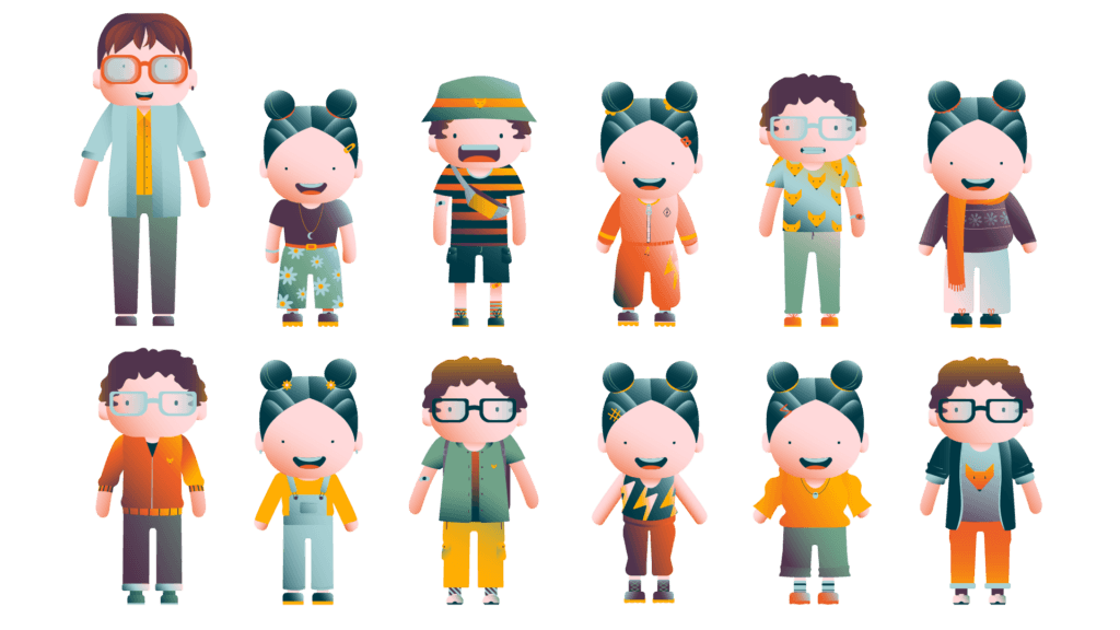 trout afis little hunters characters